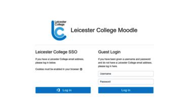 leicester college moodle
